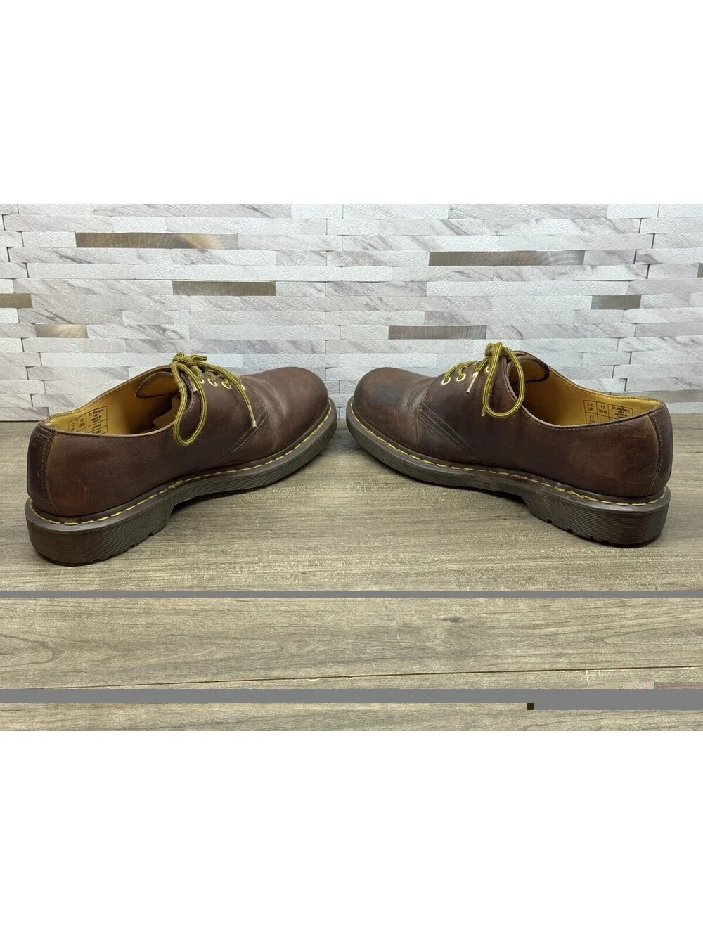 Dr Martens Oxford Ankle 1561 Brown Shoes Boots US 13 UK 12 EU 47 Dress Boots